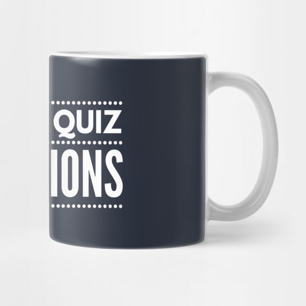 The Pub Quiz Champions Tshirt Quiz Team Tee by AstroGearStore